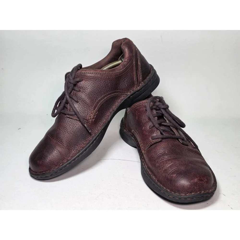 Columbia Pine Hollow Men's‎ Oxford Casual Shoes Size 9.5 Brown Leather Memory